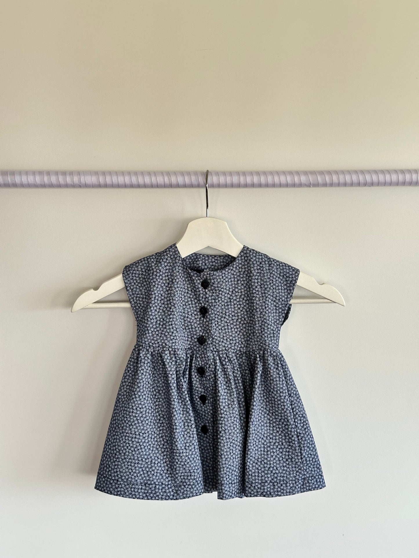 Vestido florecitas azul