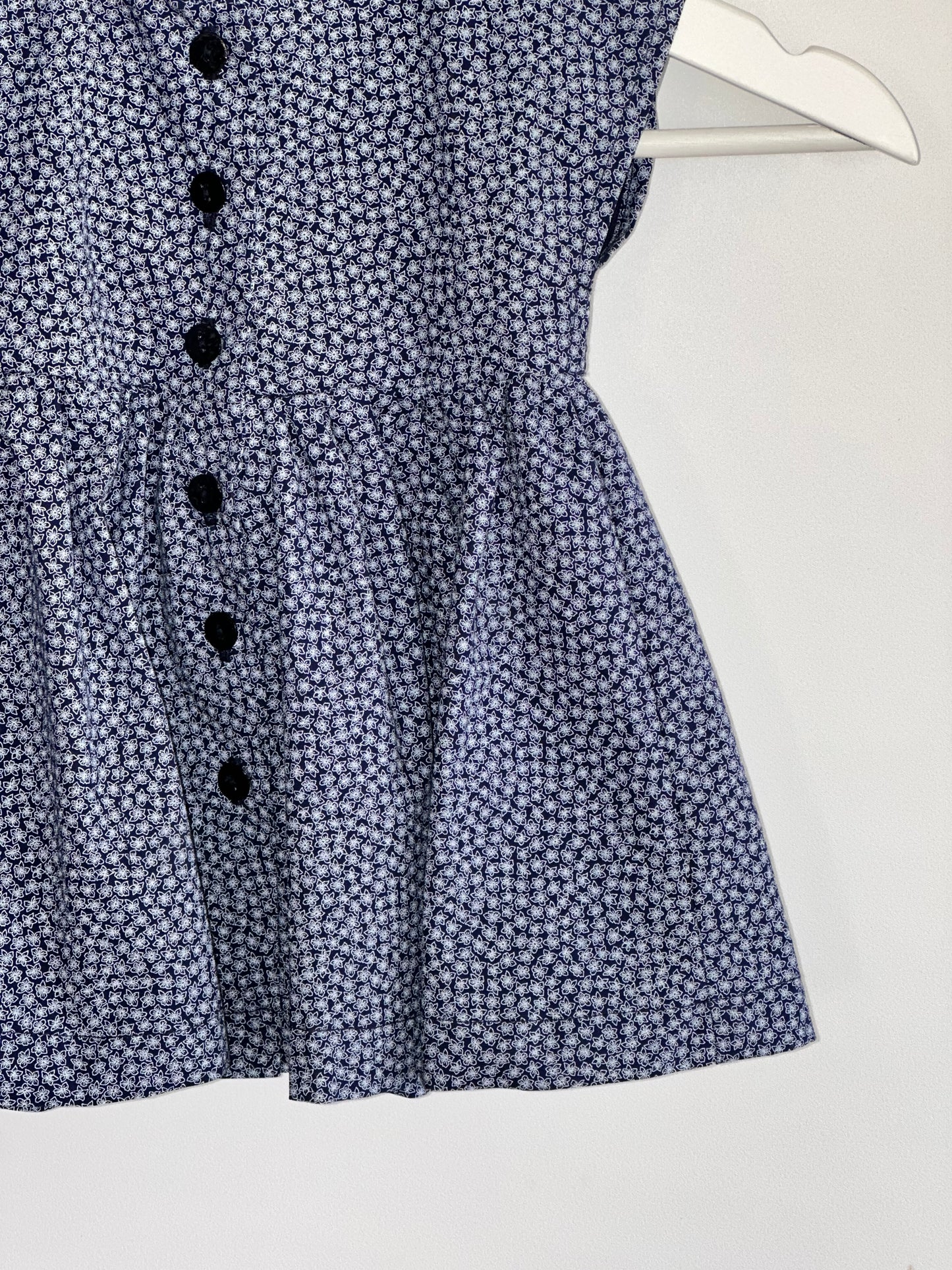 Vestido florecitas azul