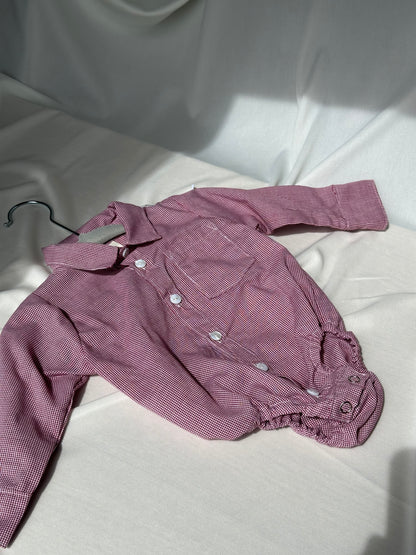 Conjunto camisa y bombacho tinto