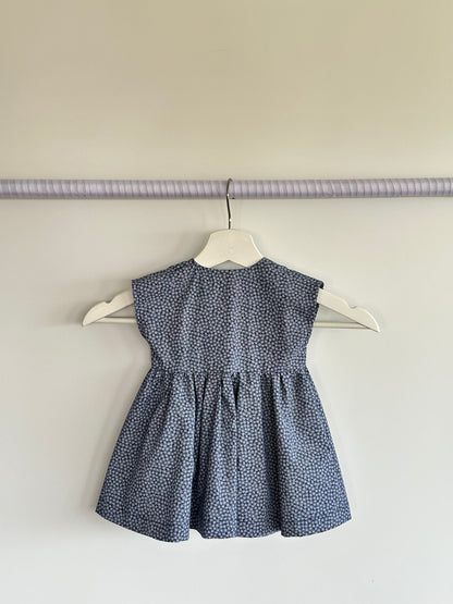 Vestido florecitas azul