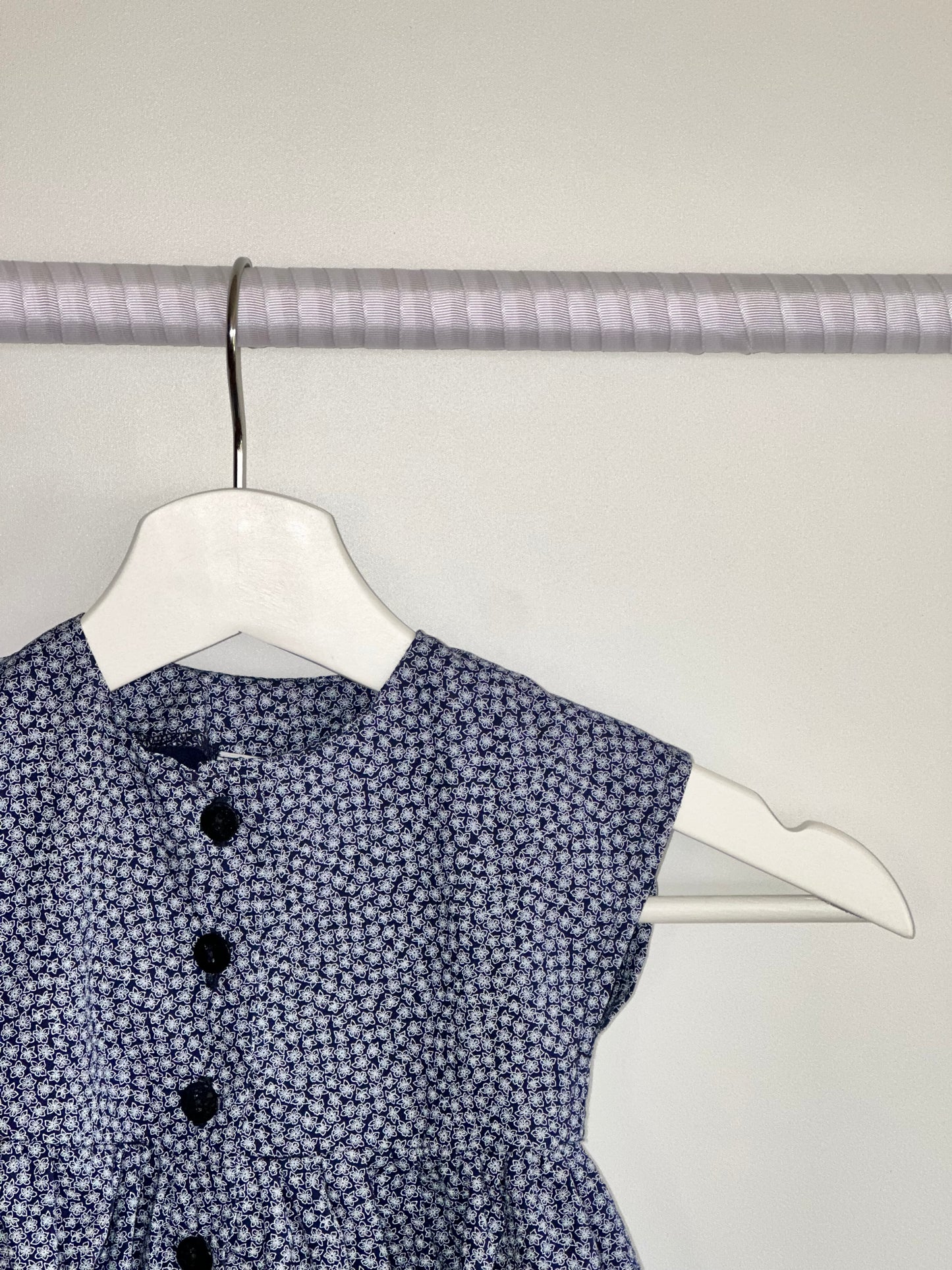 Vestido florecitas azul