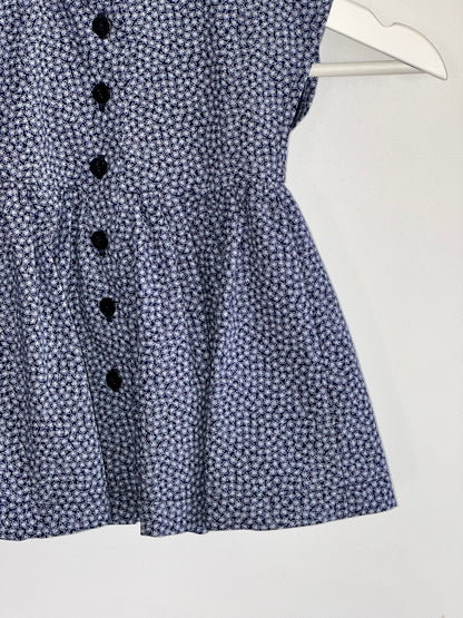 Vestido florecitas azul
