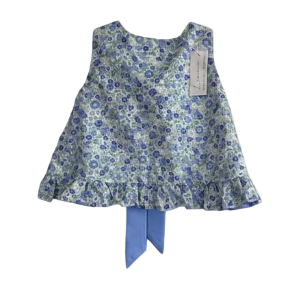 Conjunto flores azules