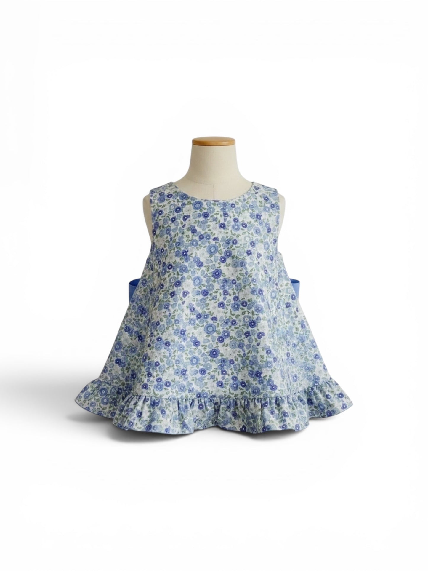 Conjunto flores azules