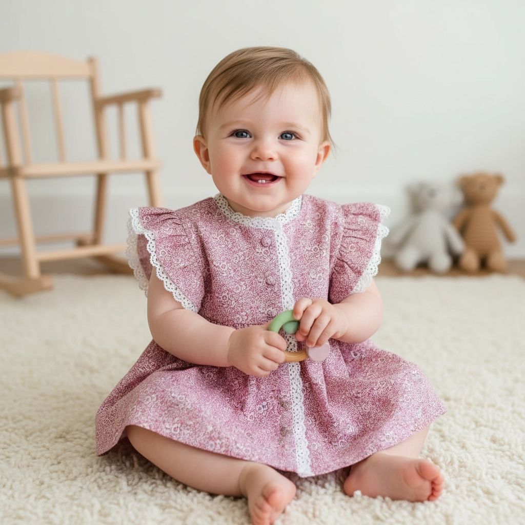 Vestido flores tintas