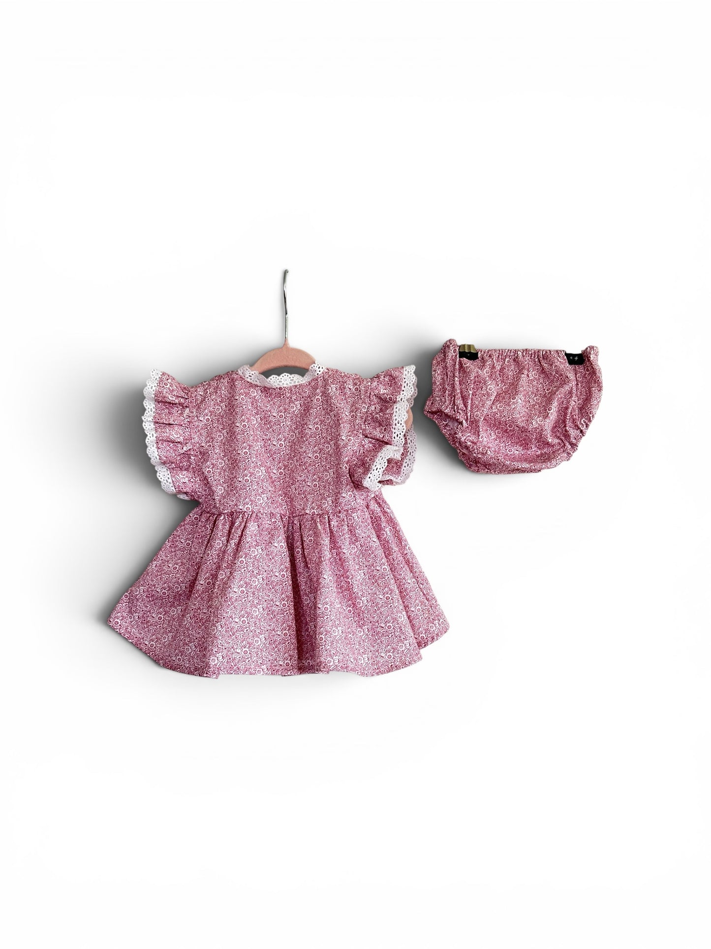 Vestido flores tintas