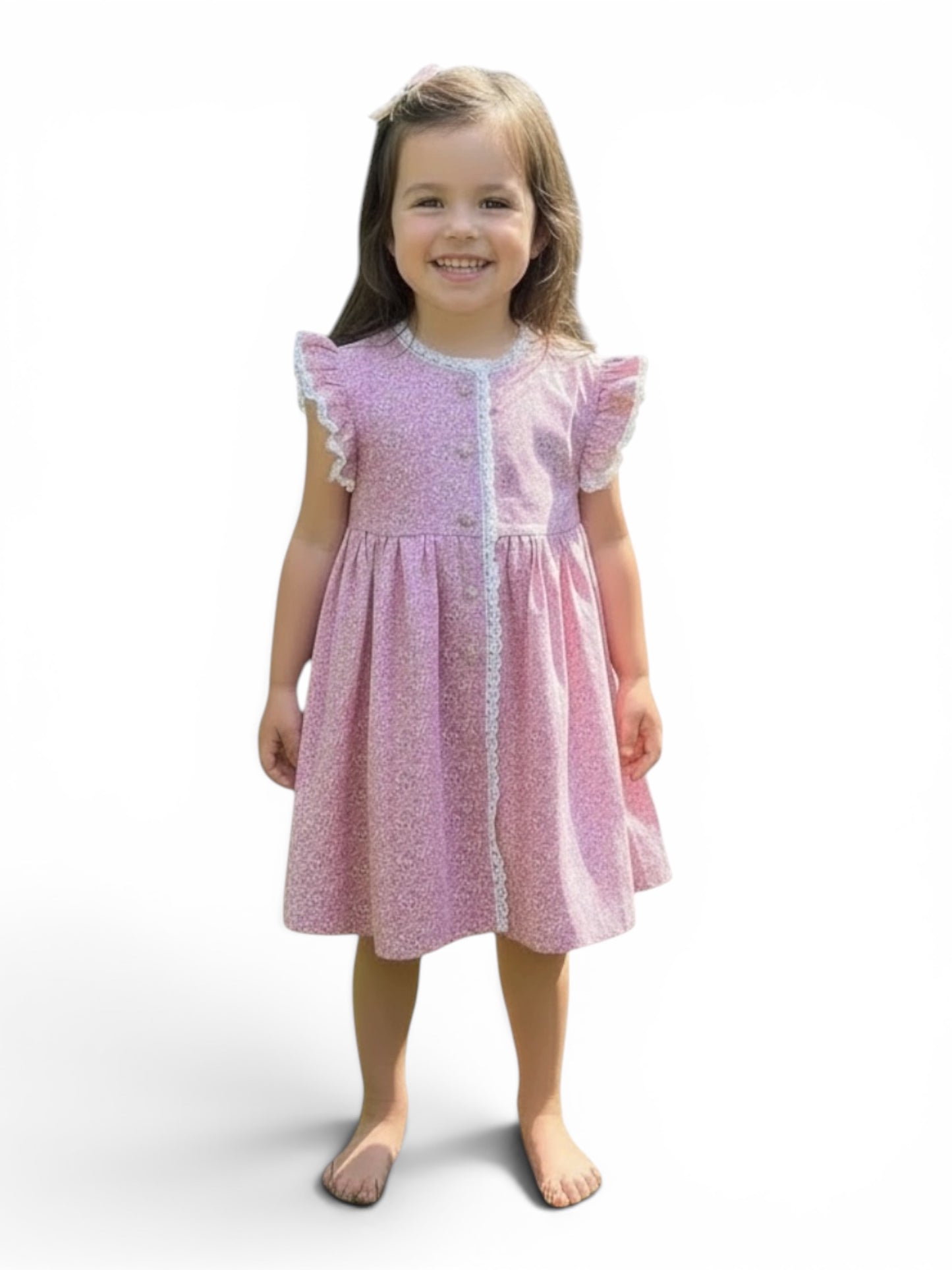 Vestido flores tintas II