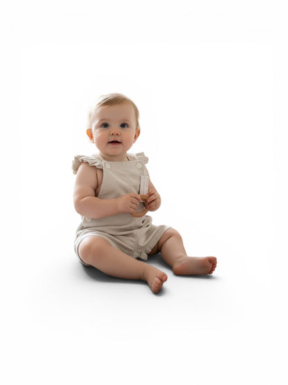 Jumper rayitas beige