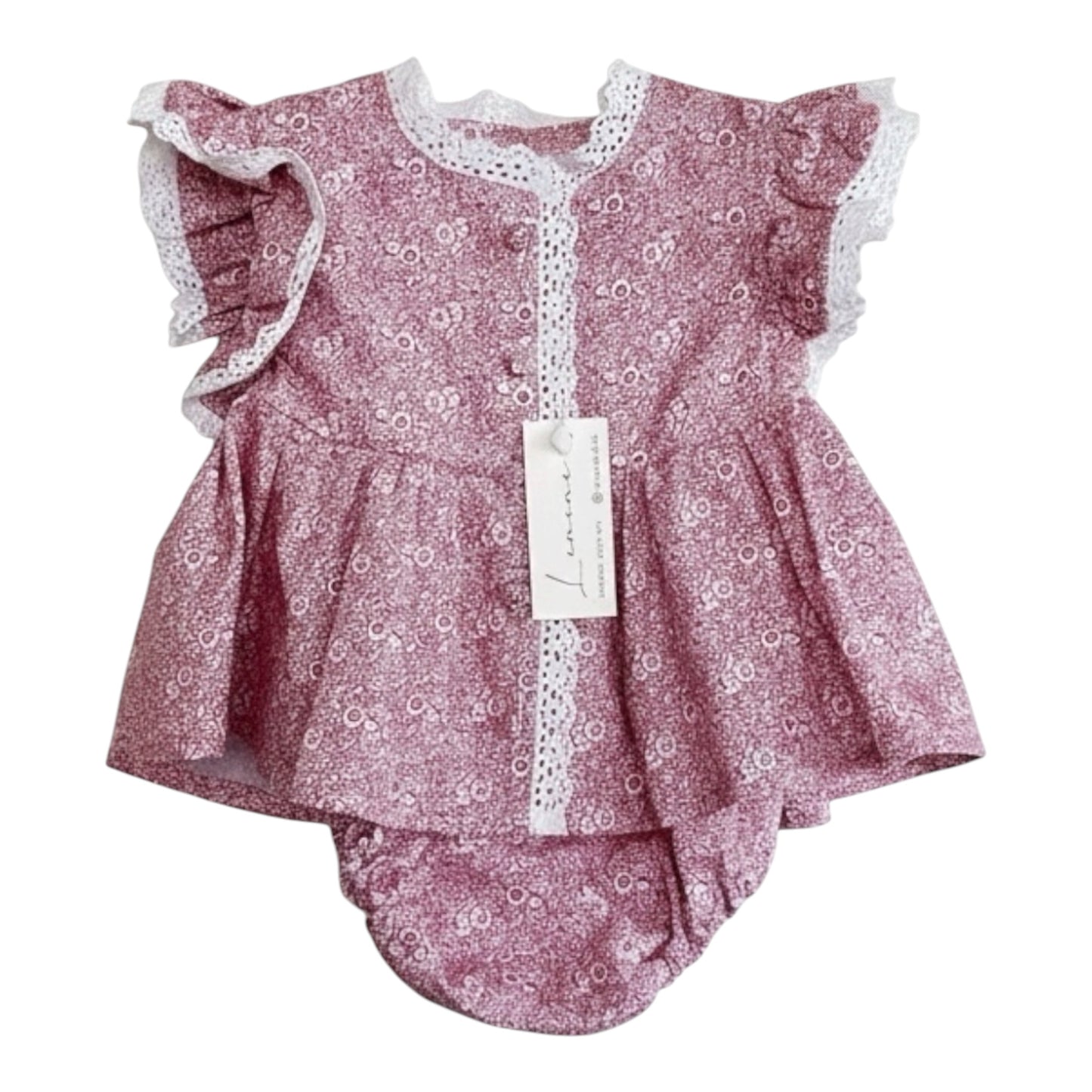 Vestido flores tintas