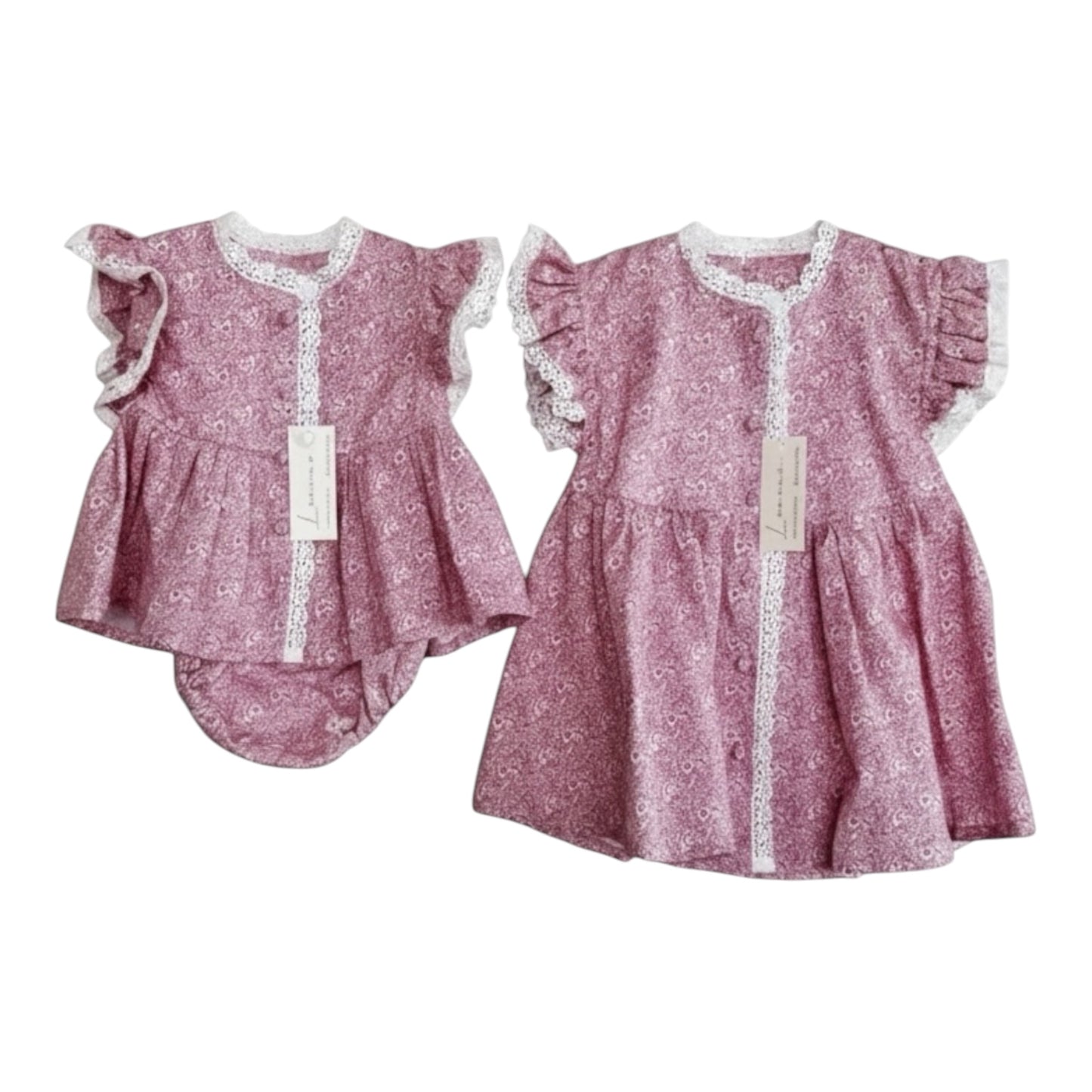 Vestido flores tintas II