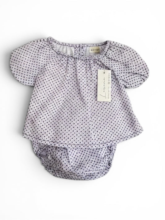 Conjunto ojitos tintos
