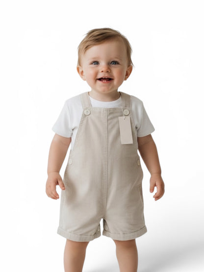 Jumper rayitas beige
