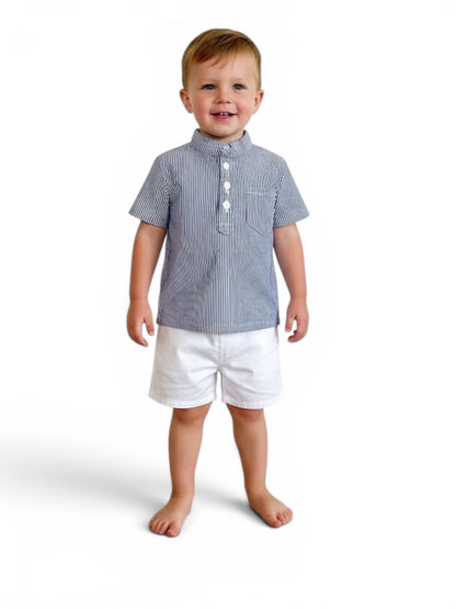 Camisa rayas azules