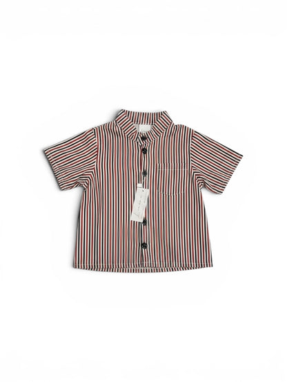 Camisa mao rayas azules marinas y rojas