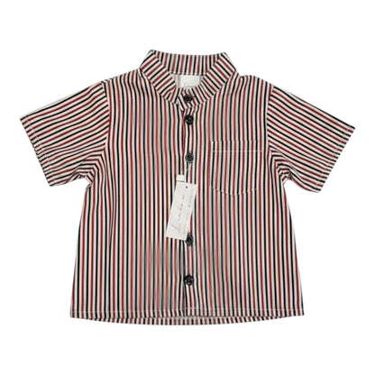 Camisa mao rayas azules marinas y rojas